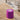 Deluxe Homeart Udendørs LED Bloklys Ø 10 x 10 cm Violet